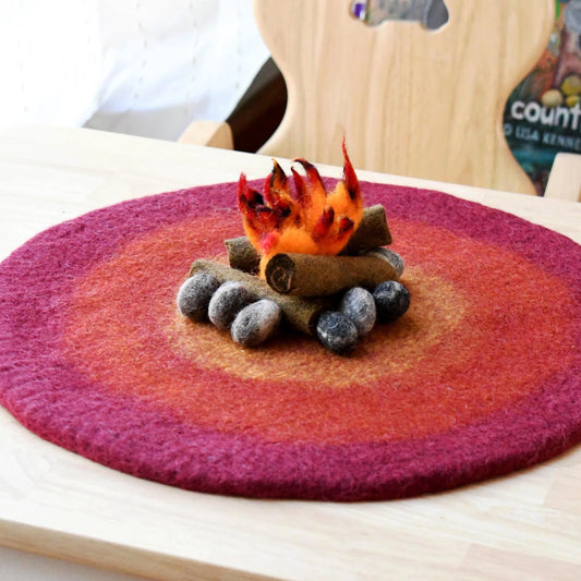 Felt Campfire Play Mat