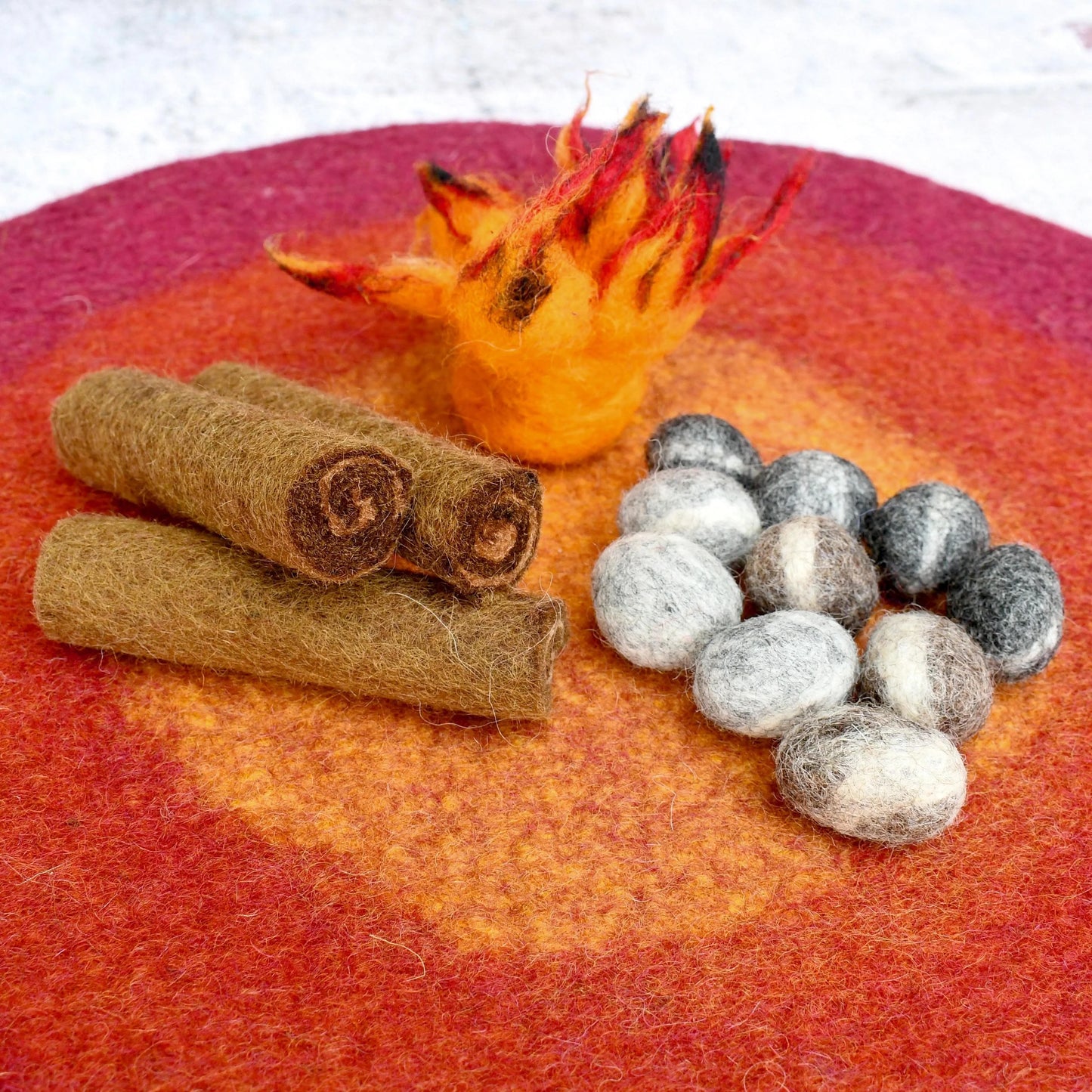Felt Campfire Play Mat
