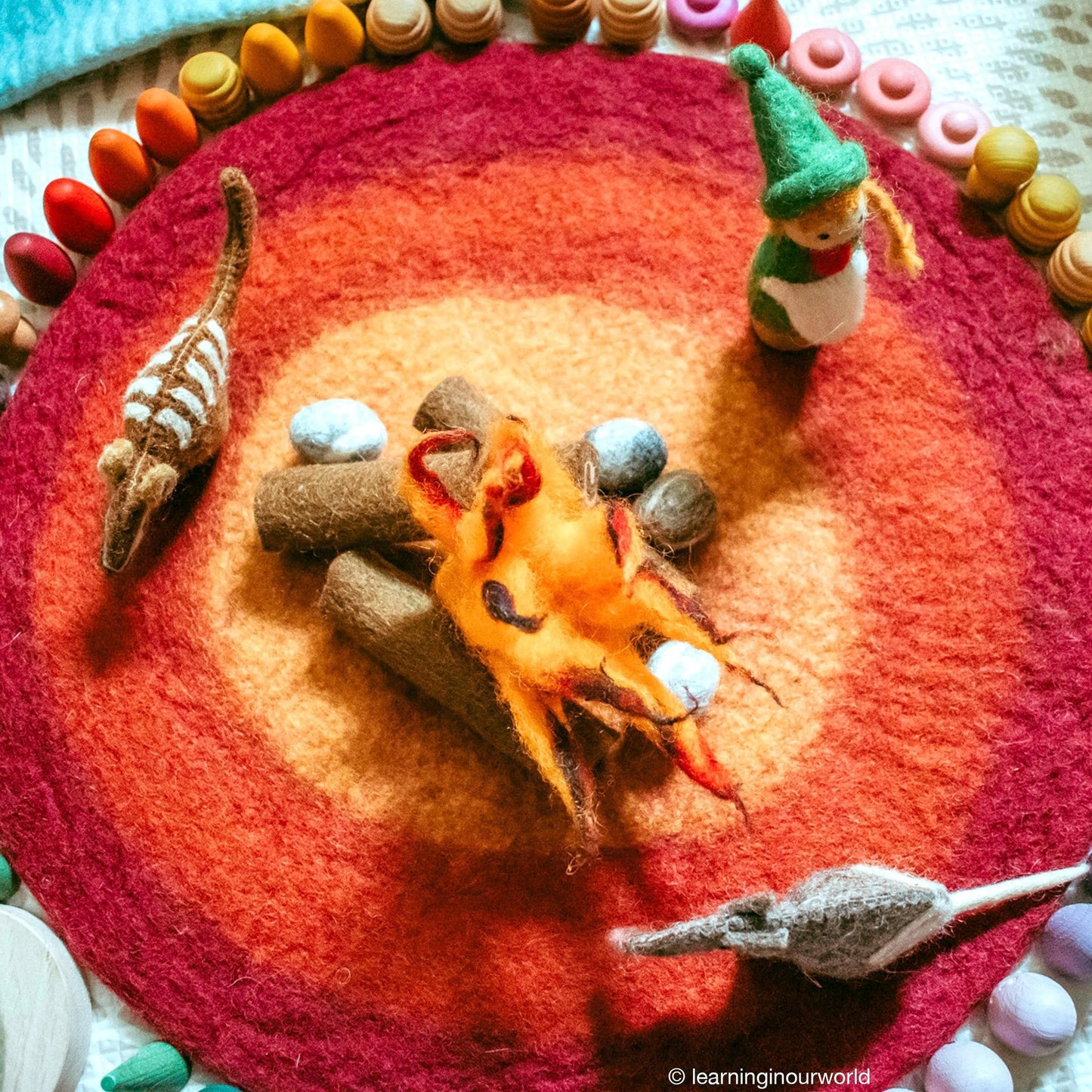 Felt Campfire Play Mat