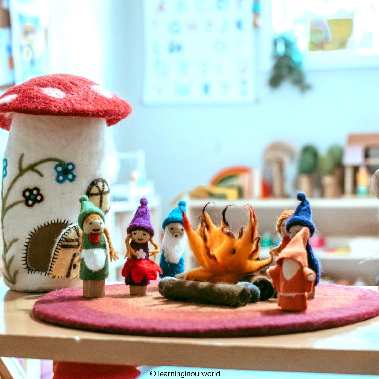 Felt Campfire Play Mat