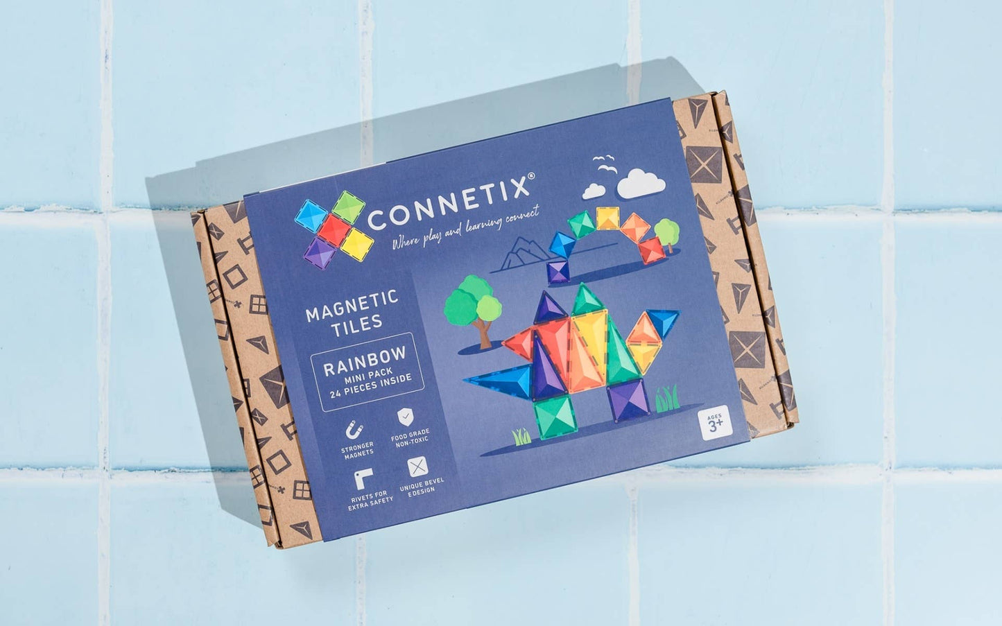 CONNETIX Rainbow Mini Pack, 24 Pieces