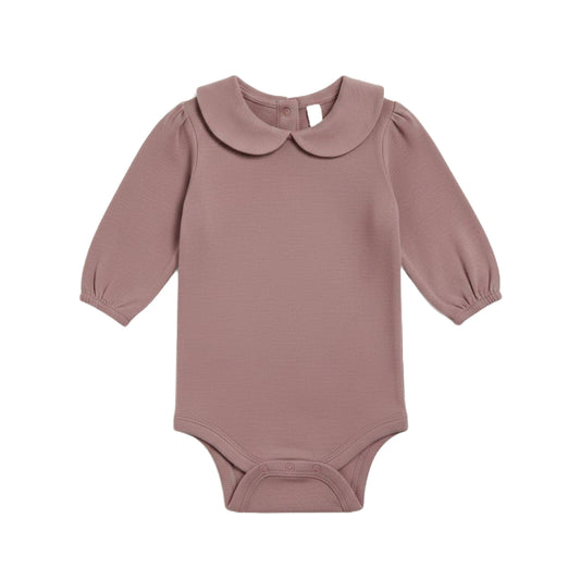 Peggy Peter Pan Collared Bodysuit - Bloom