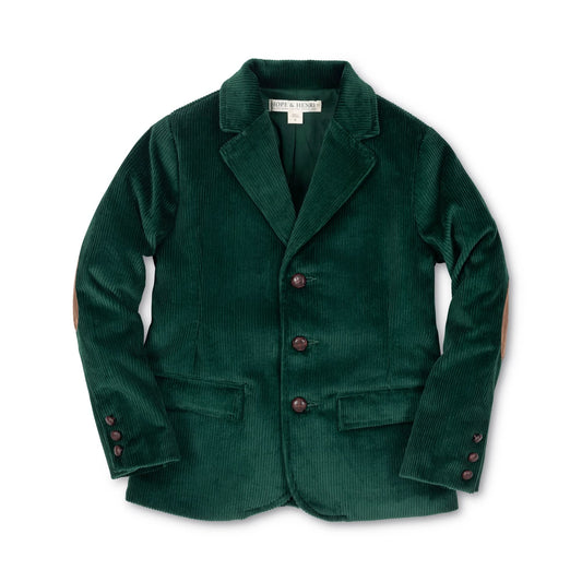 Corduroy Blazer with Elbow Patches