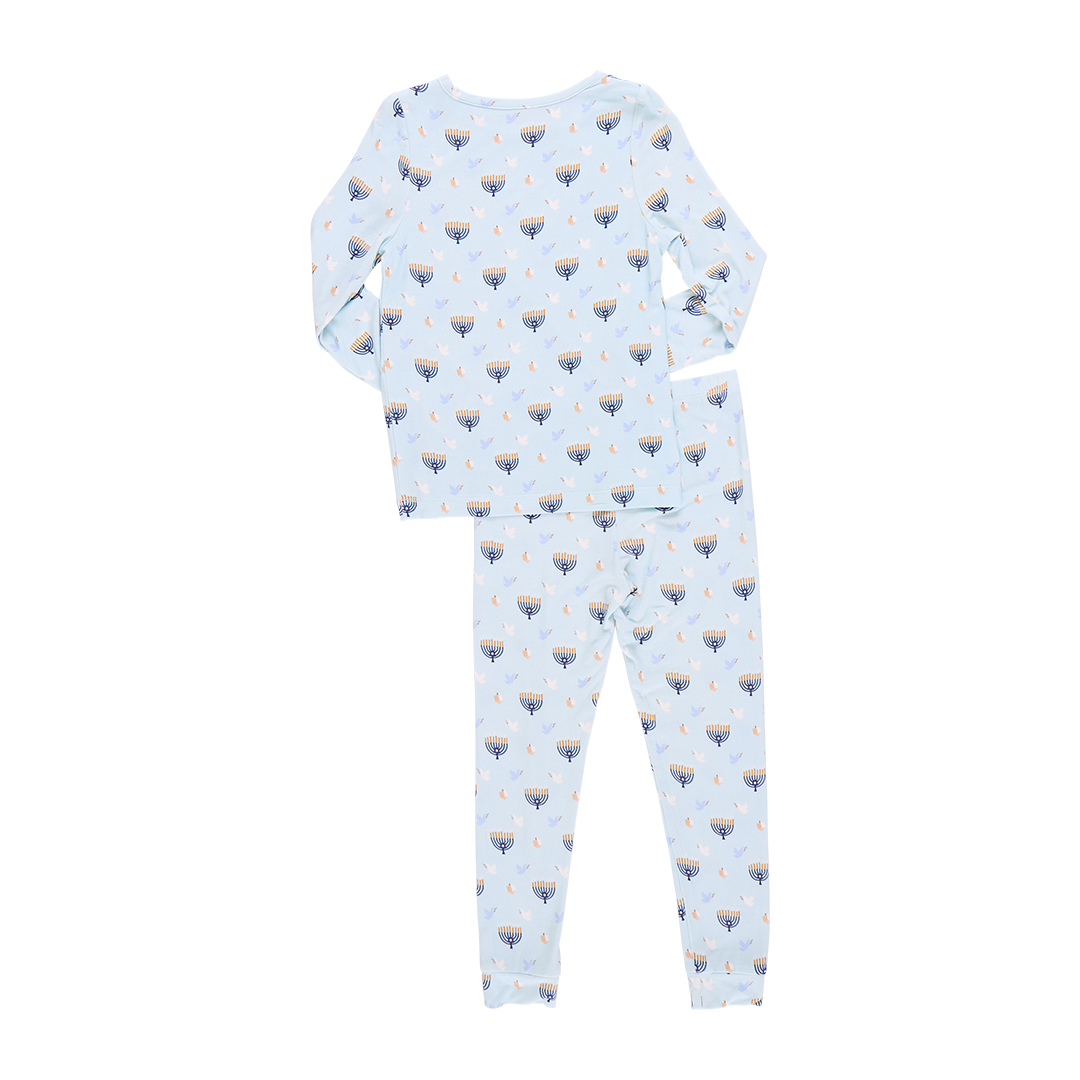 Peaceful Hannukah Bamboo PJ Set