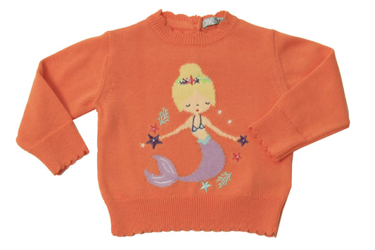 Orange Mermaid Sweater