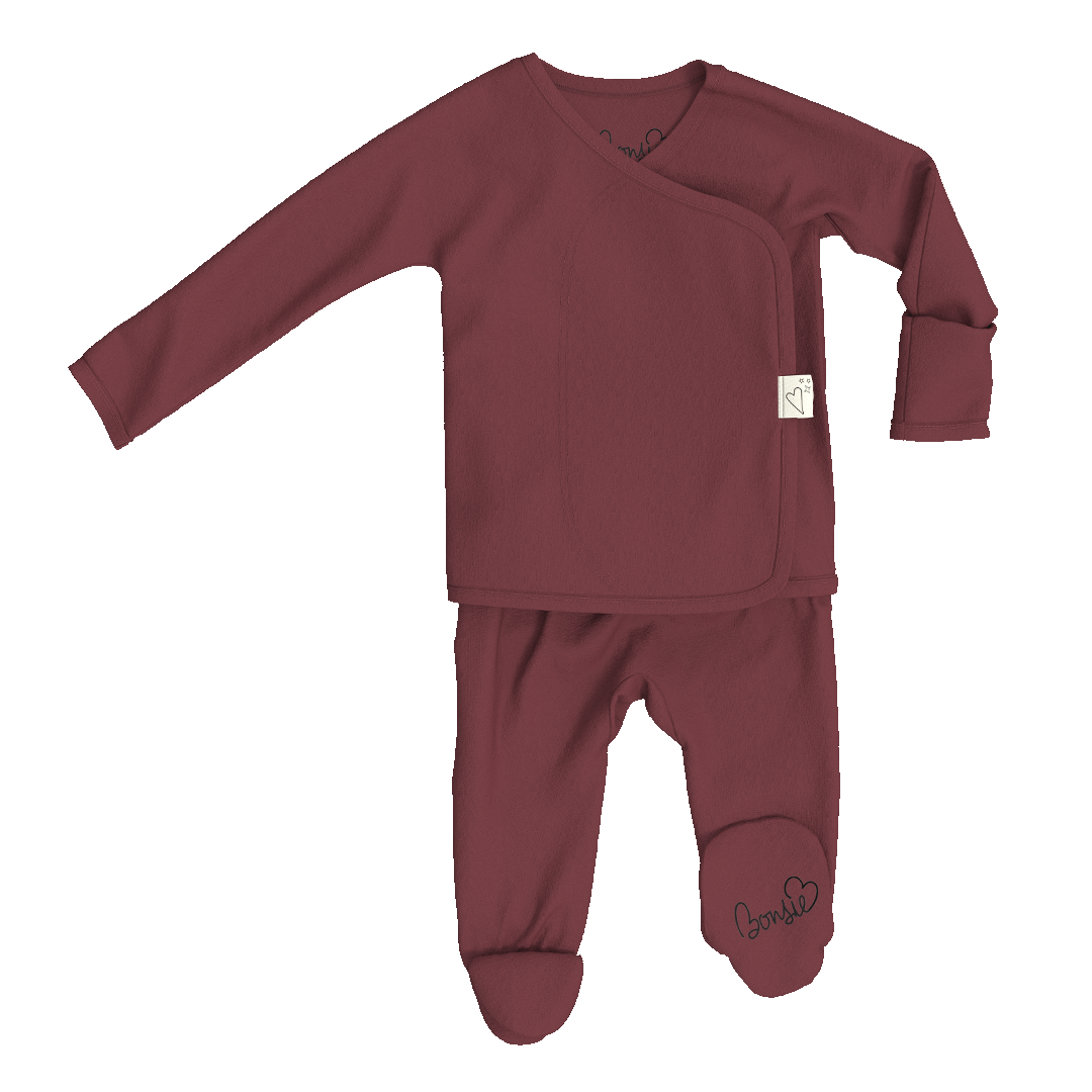 Footie - Mulberry