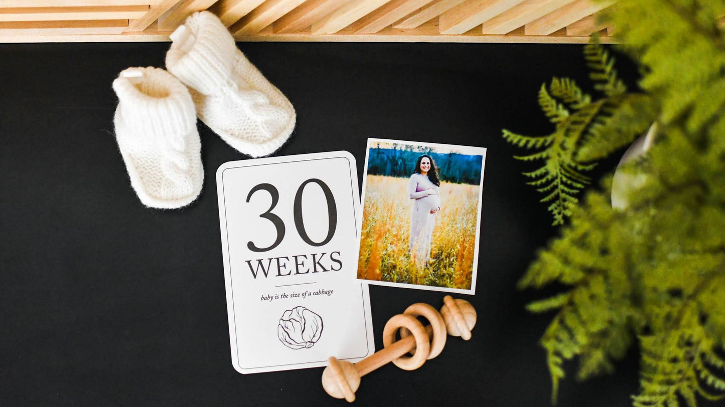 Pregnancy Milestone Cards