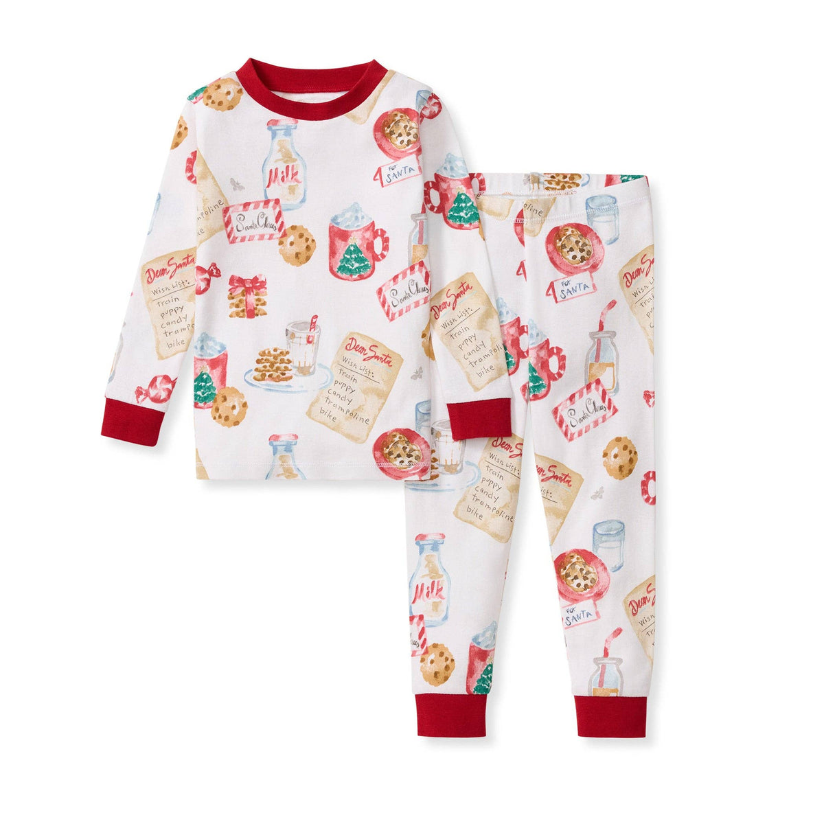 Cookies For Santa Organic Cotton 2-Pc Pajamas