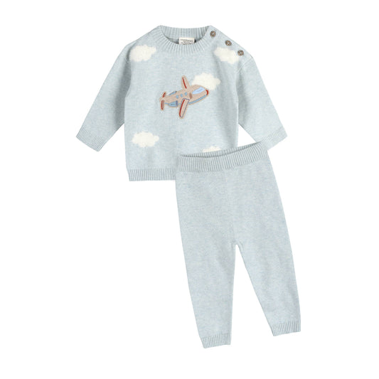 Knit Airplane Pant Set