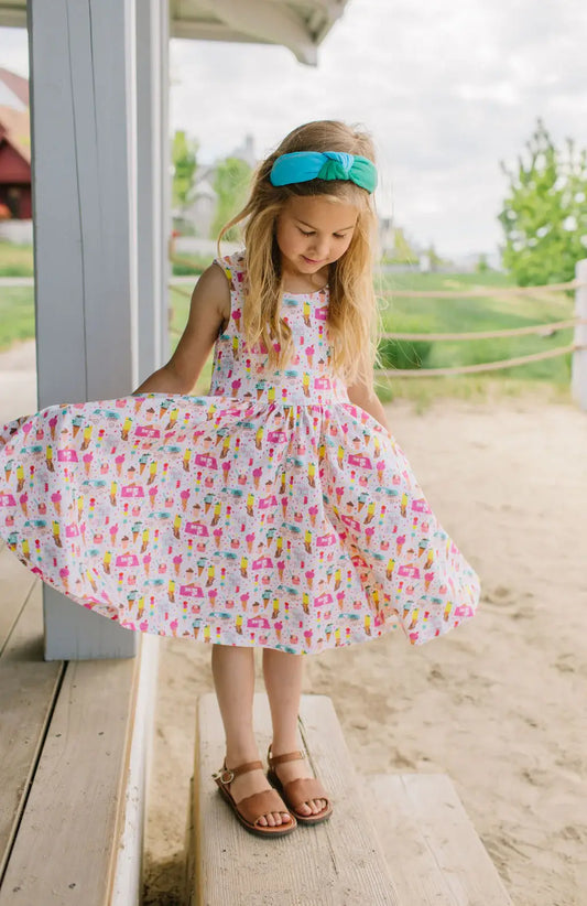 Ice Cream Truck Twirl Dress