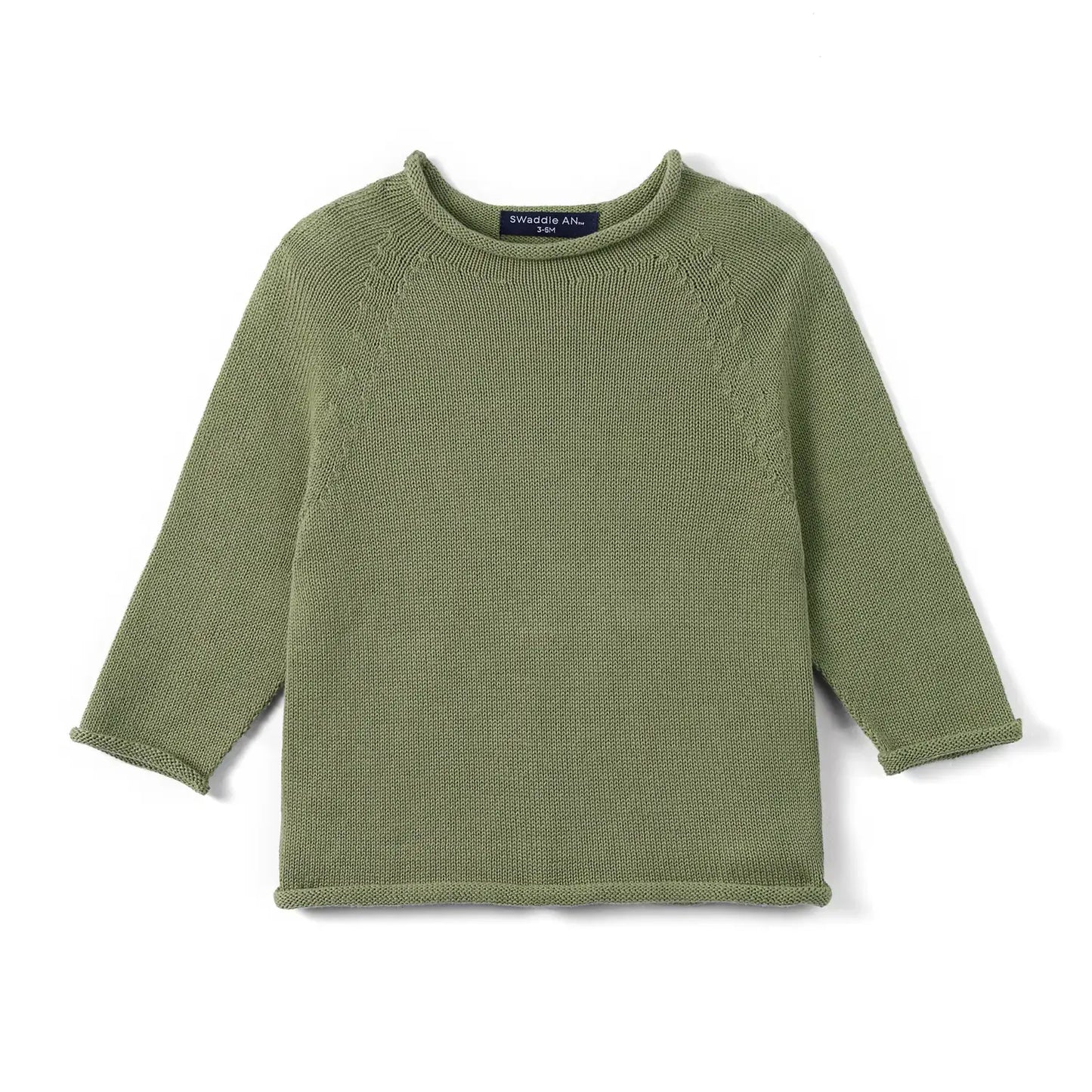 Cotton Rollneck Sweater In Various Colors
