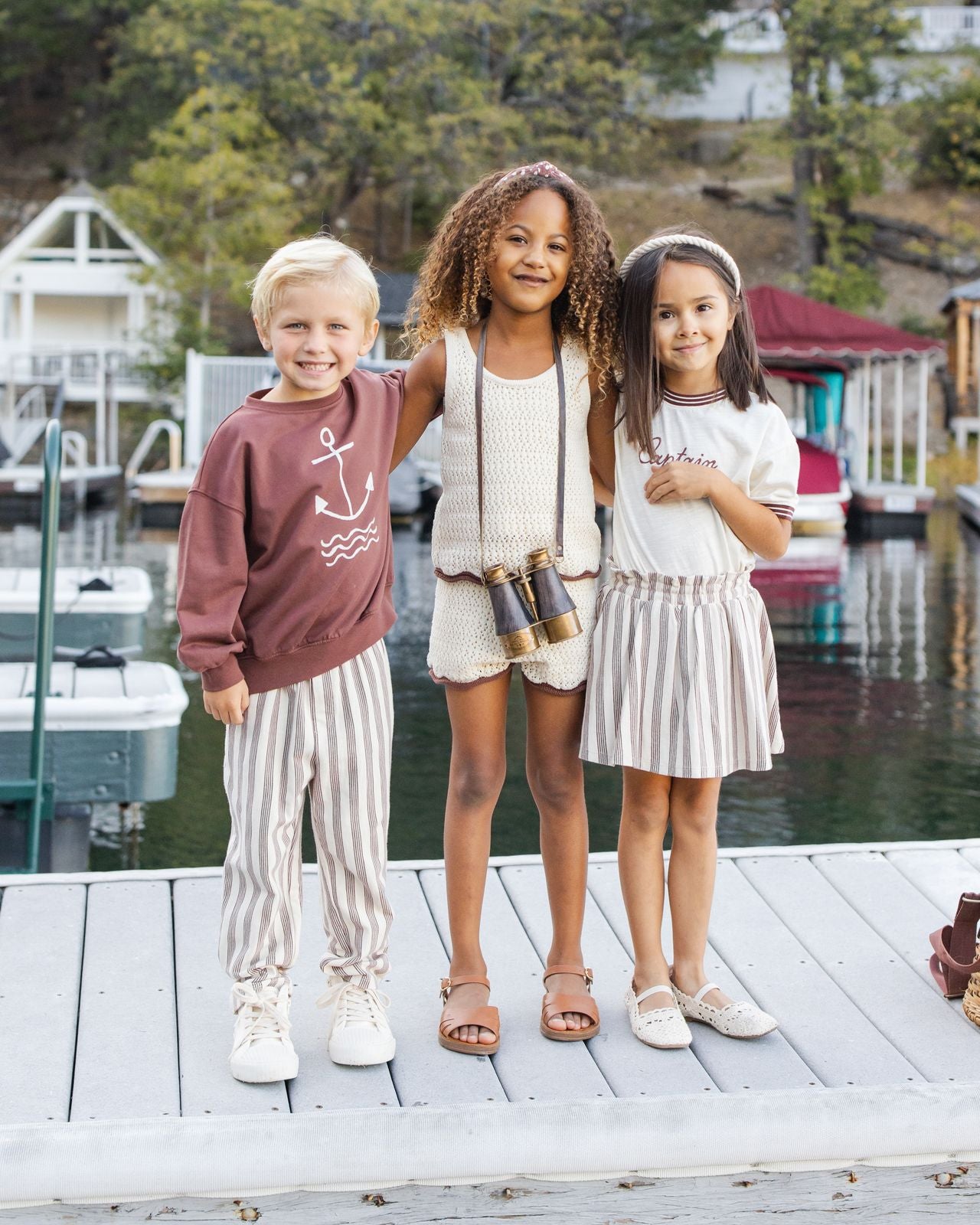 Brown Stripe Rory Pants