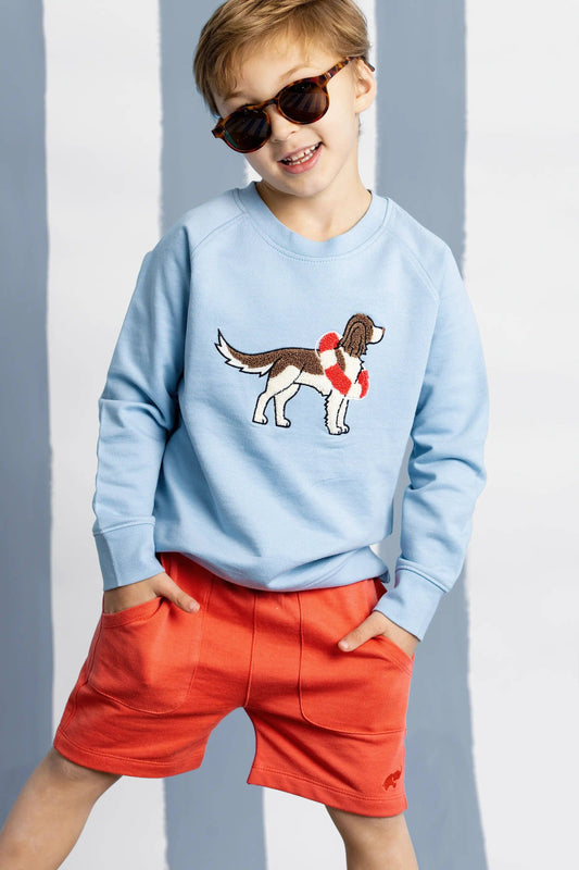Nantucket Pups Embroidered Sweatshirt