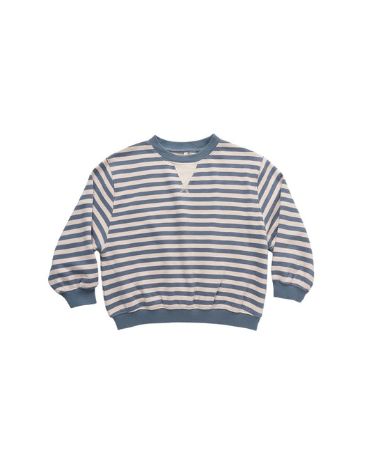 Marine Stripe Oversized Crew