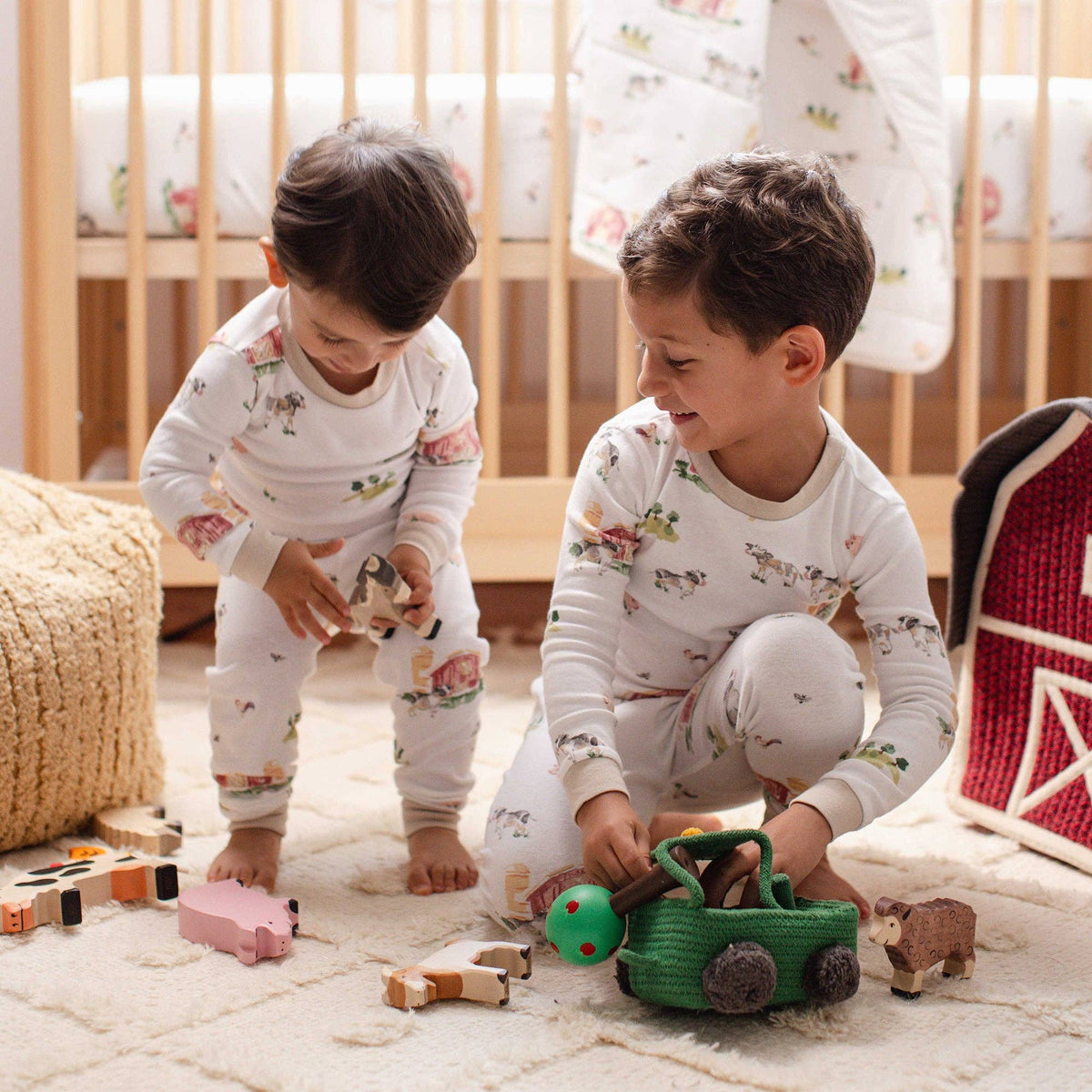 Barnyard Organic Cotton 2-Pc Pajamas
