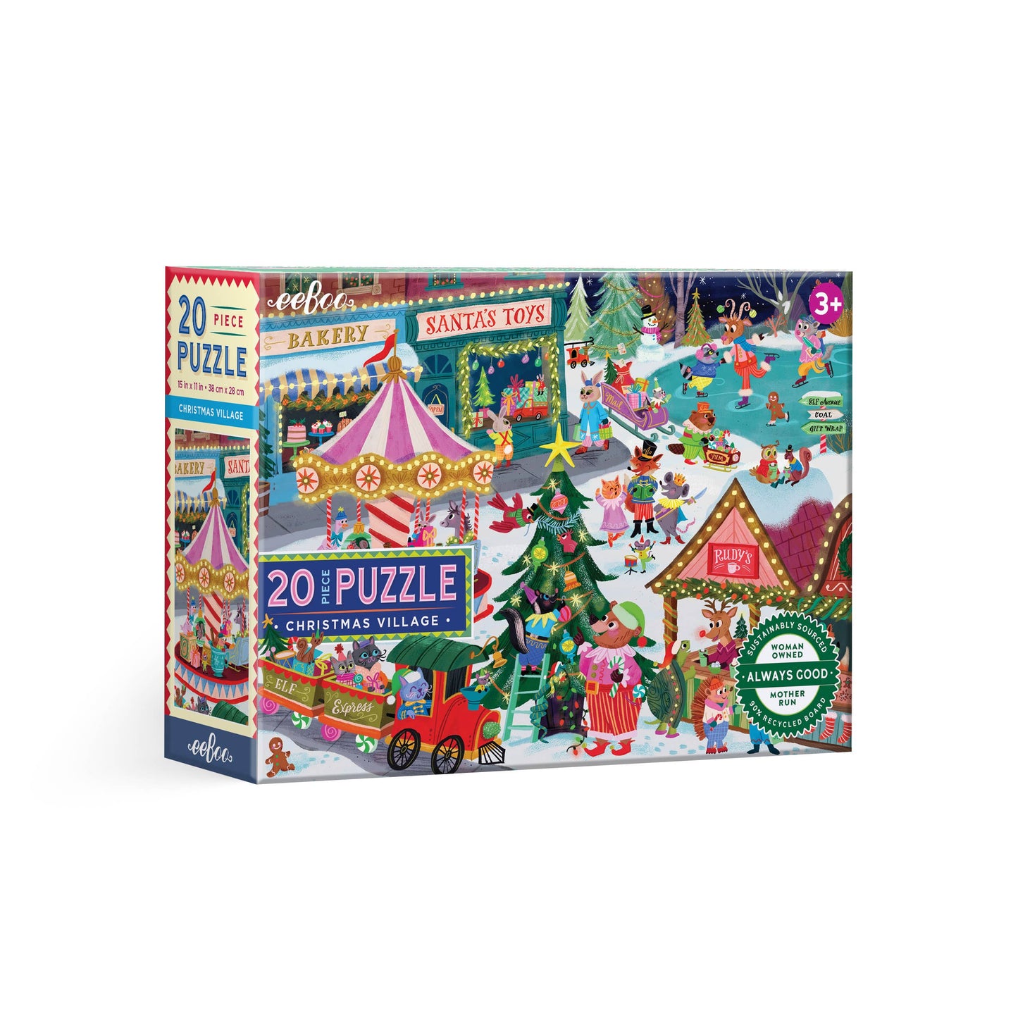 Christmas Village 20 Pc Puzzle
