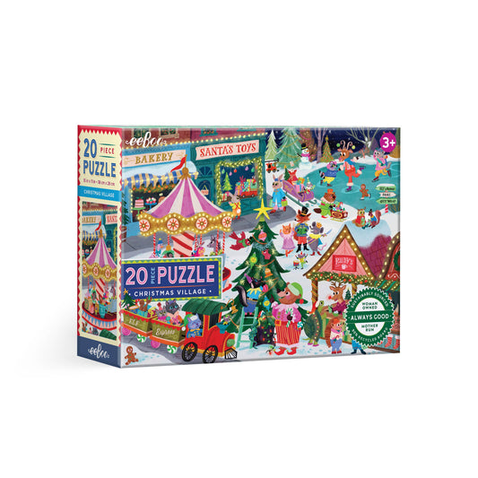 Christmas Village 20 Pc Puzzle