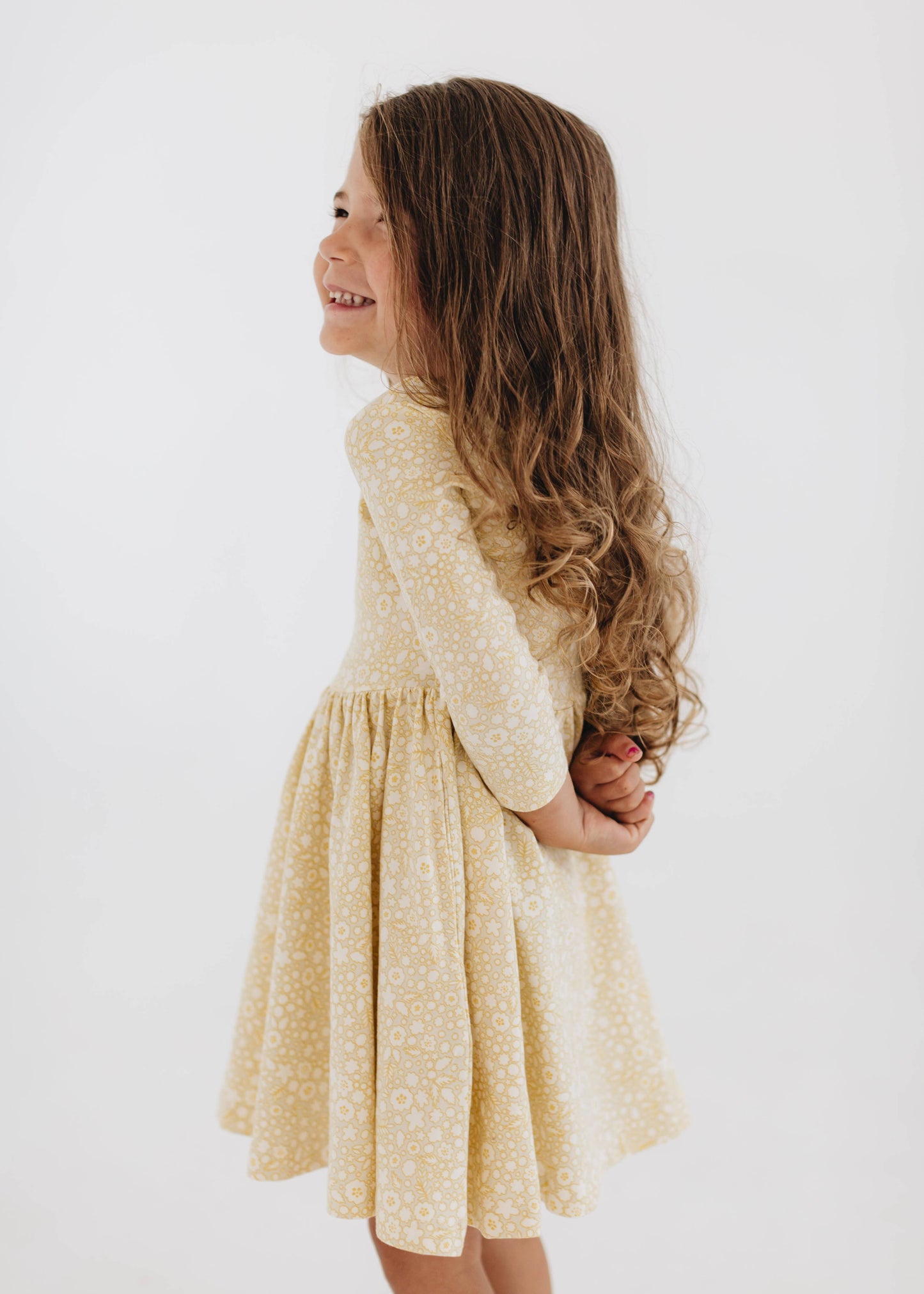 Twirl Dress in Buttercup