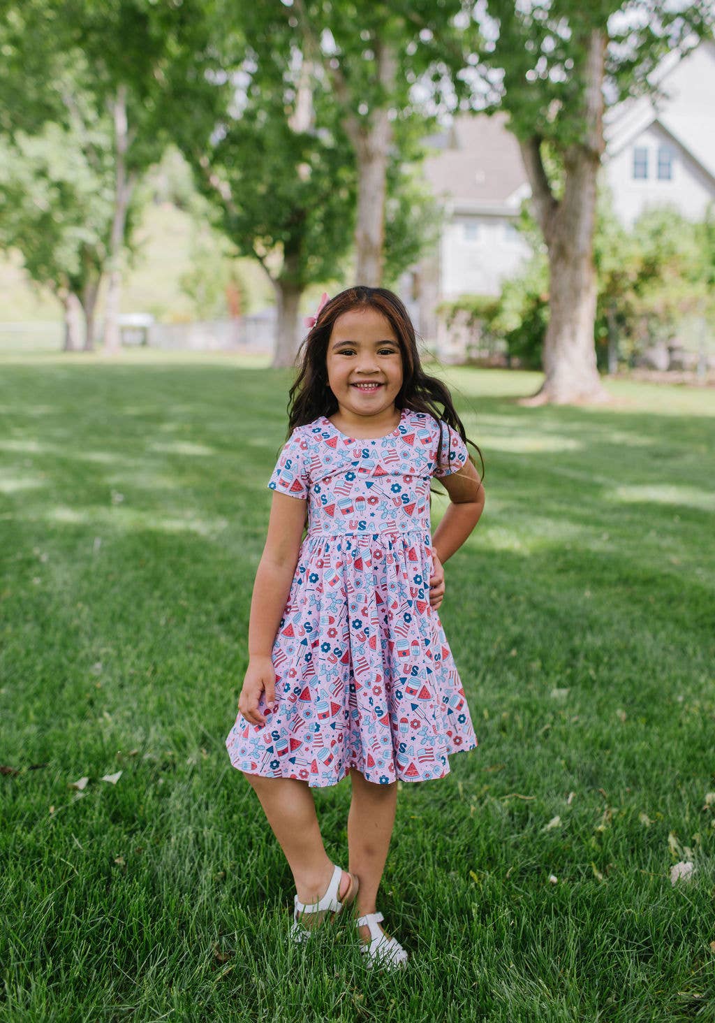 Pink Celebration Twirl Dress