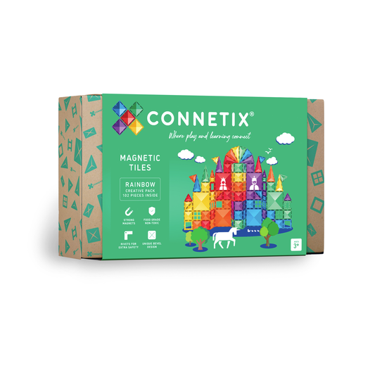 CONNETIX Rainbow Creative Pack, 102 Pieces
