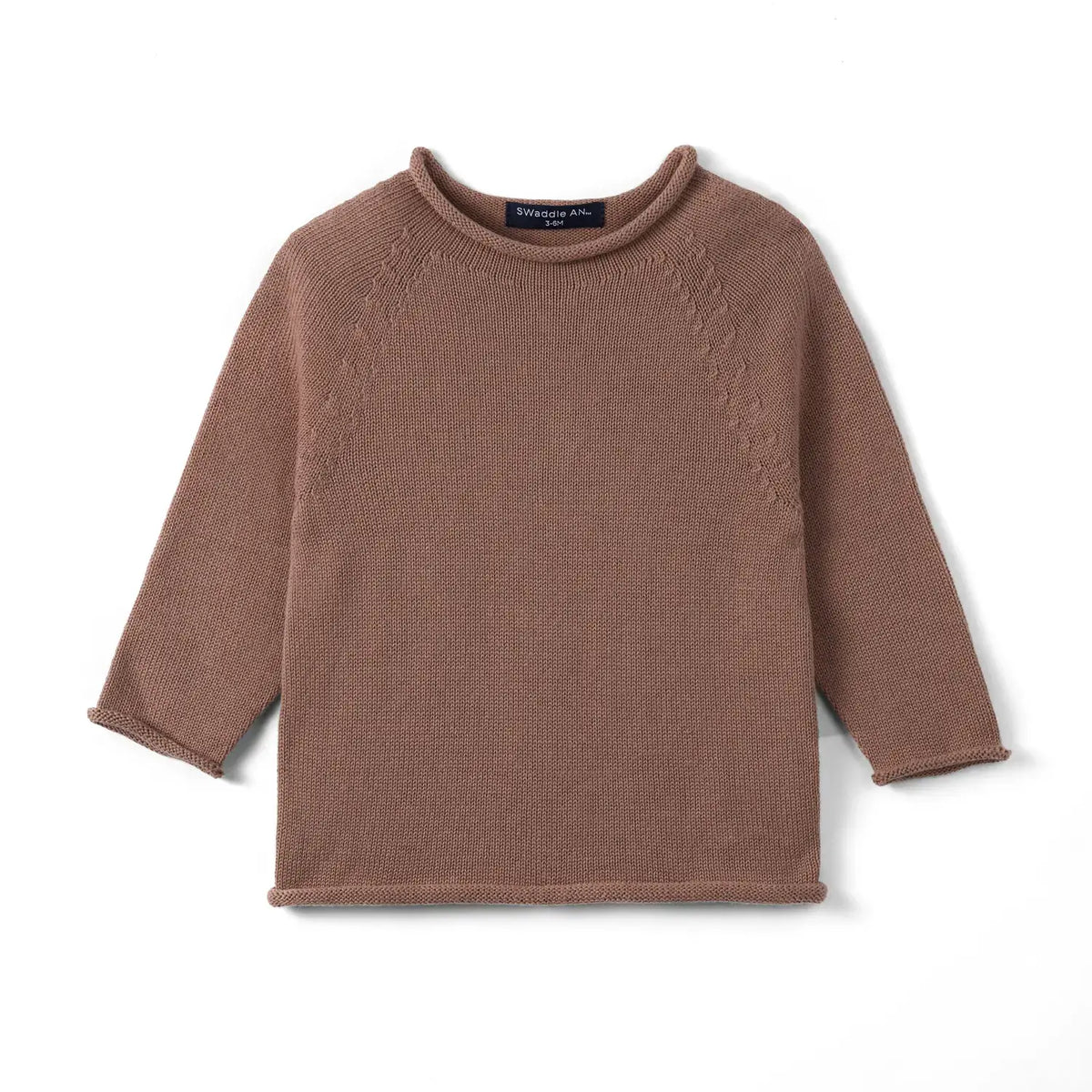 Cotton Rollneck Sweater In Various Colors