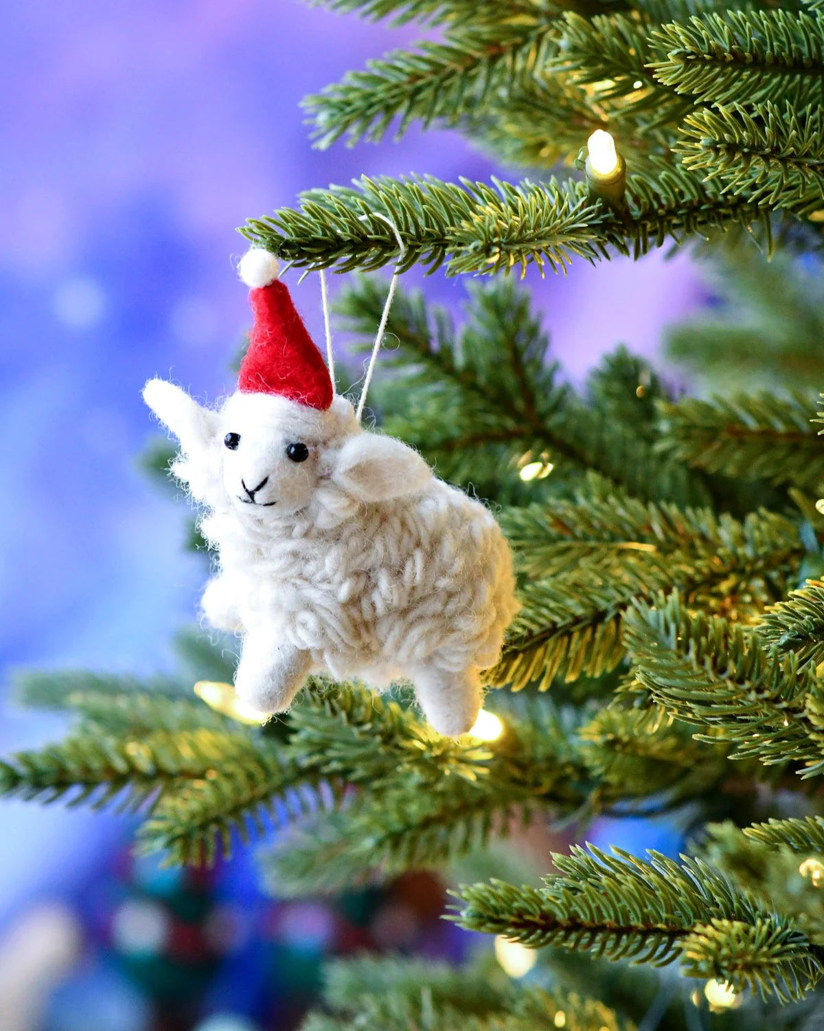 Felt Christmas Sheep Ornaments