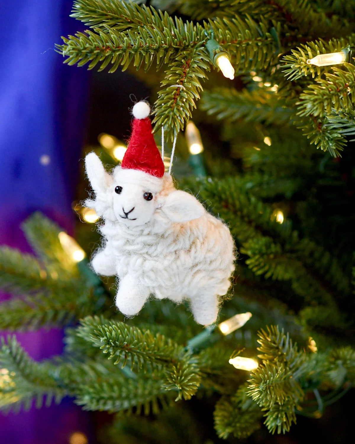Felt Christmas Sheep Ornaments
