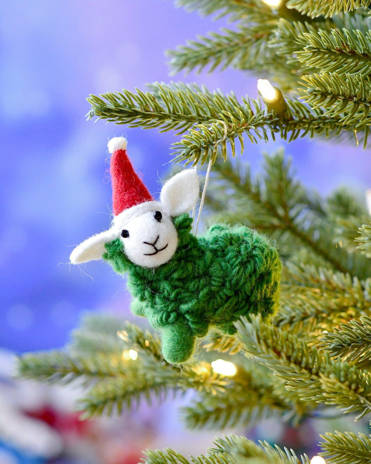 Felt Christmas Sheep Ornaments