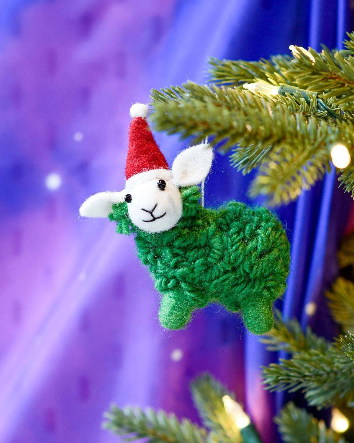 Felt Christmas Sheep Ornaments