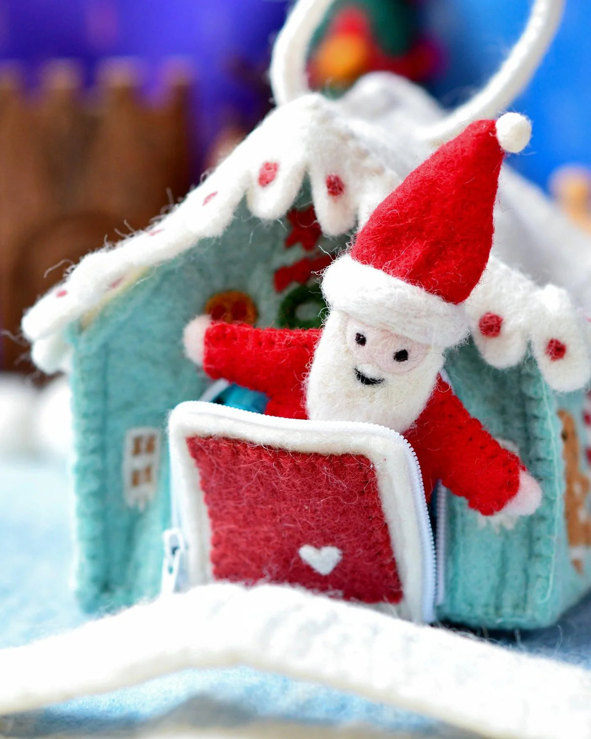 Felt Gingerbread House Bag in Various Colors