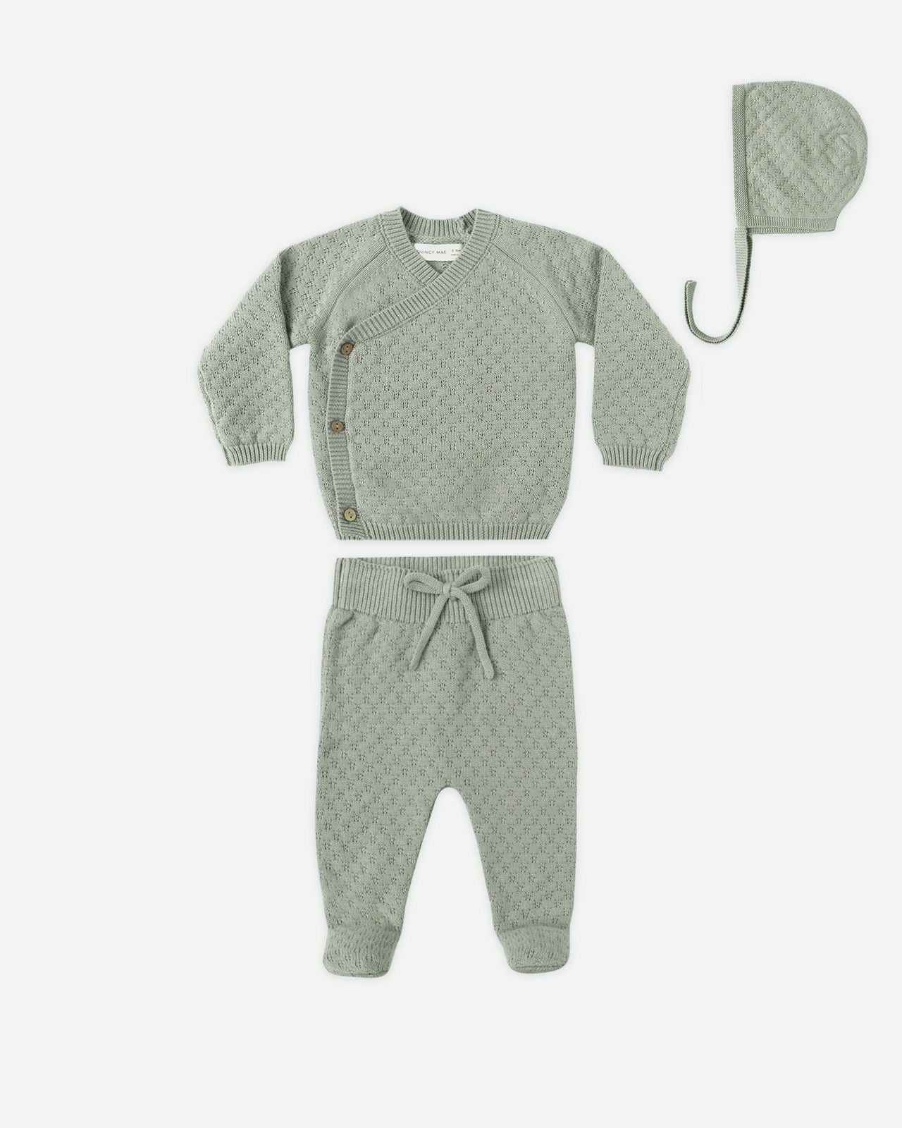Knit Wrap Top & Pant Set