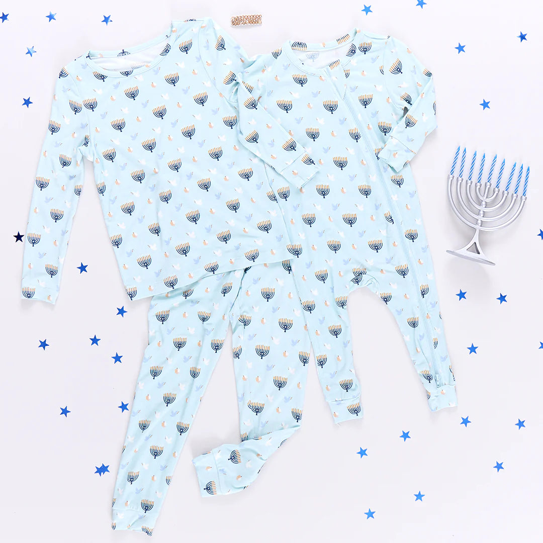 Peaceful Hannukah Bamboo PJ Set