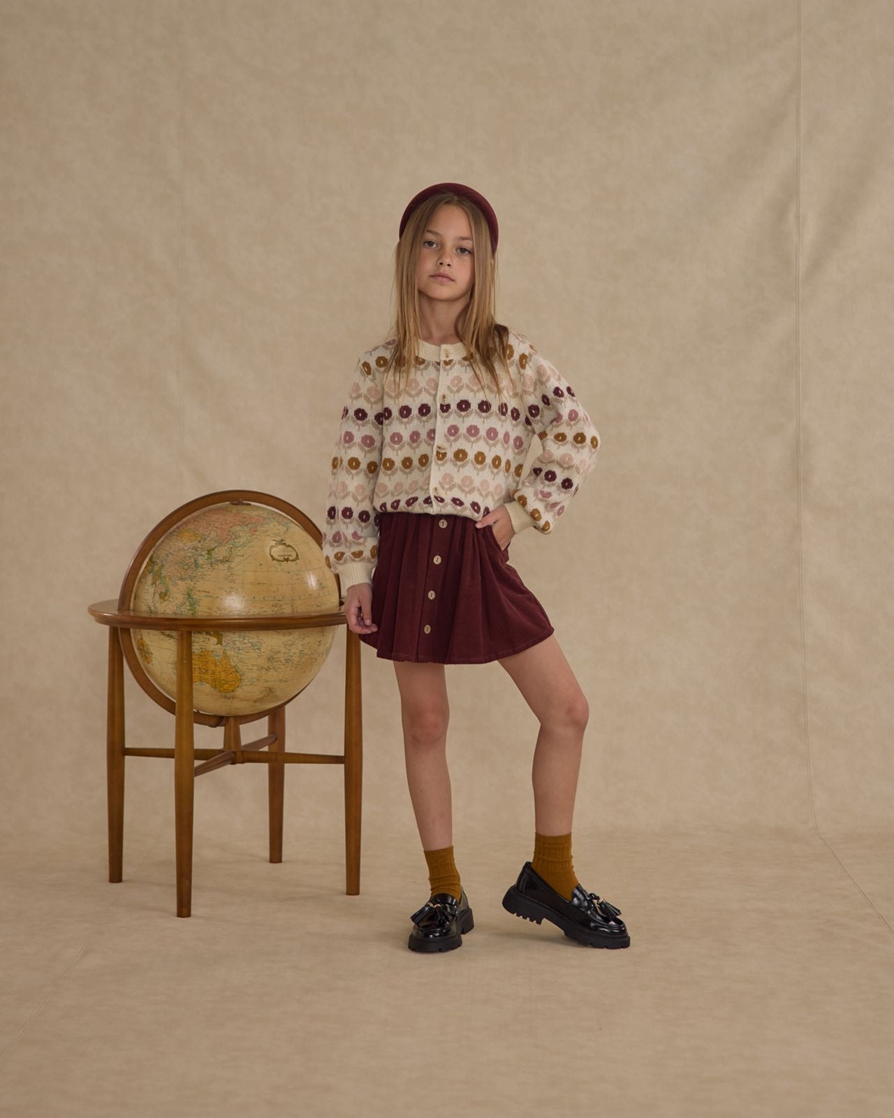 Floral Jacquard Cheyenne Cardigan