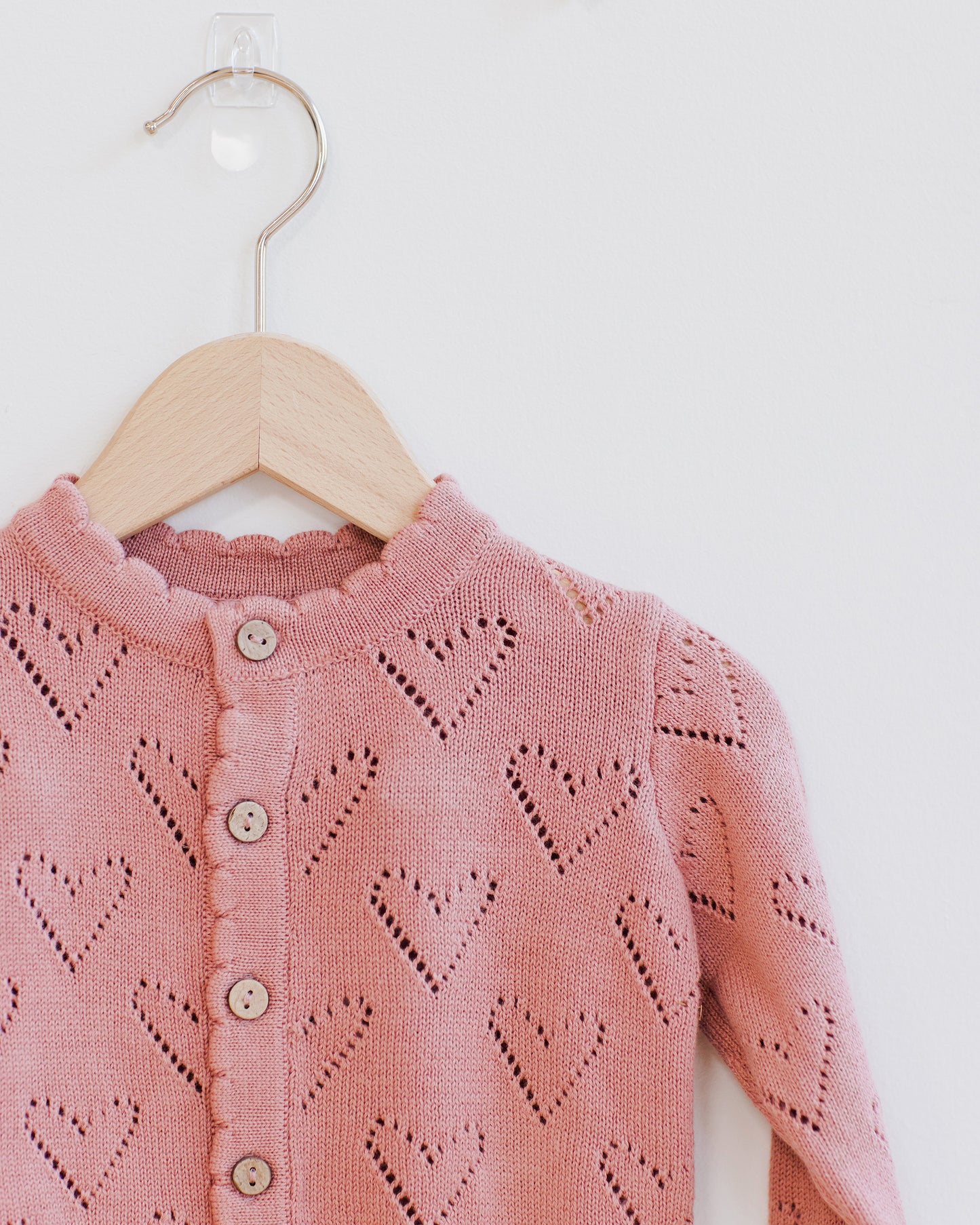 Knit Heart Cardigan