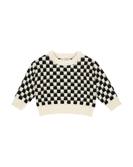 Aspen Check Sweater