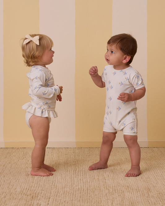 Shorty Angel Fish Romper