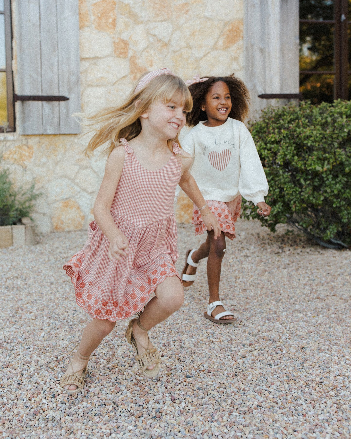 Summer Poppy Gingham Dress