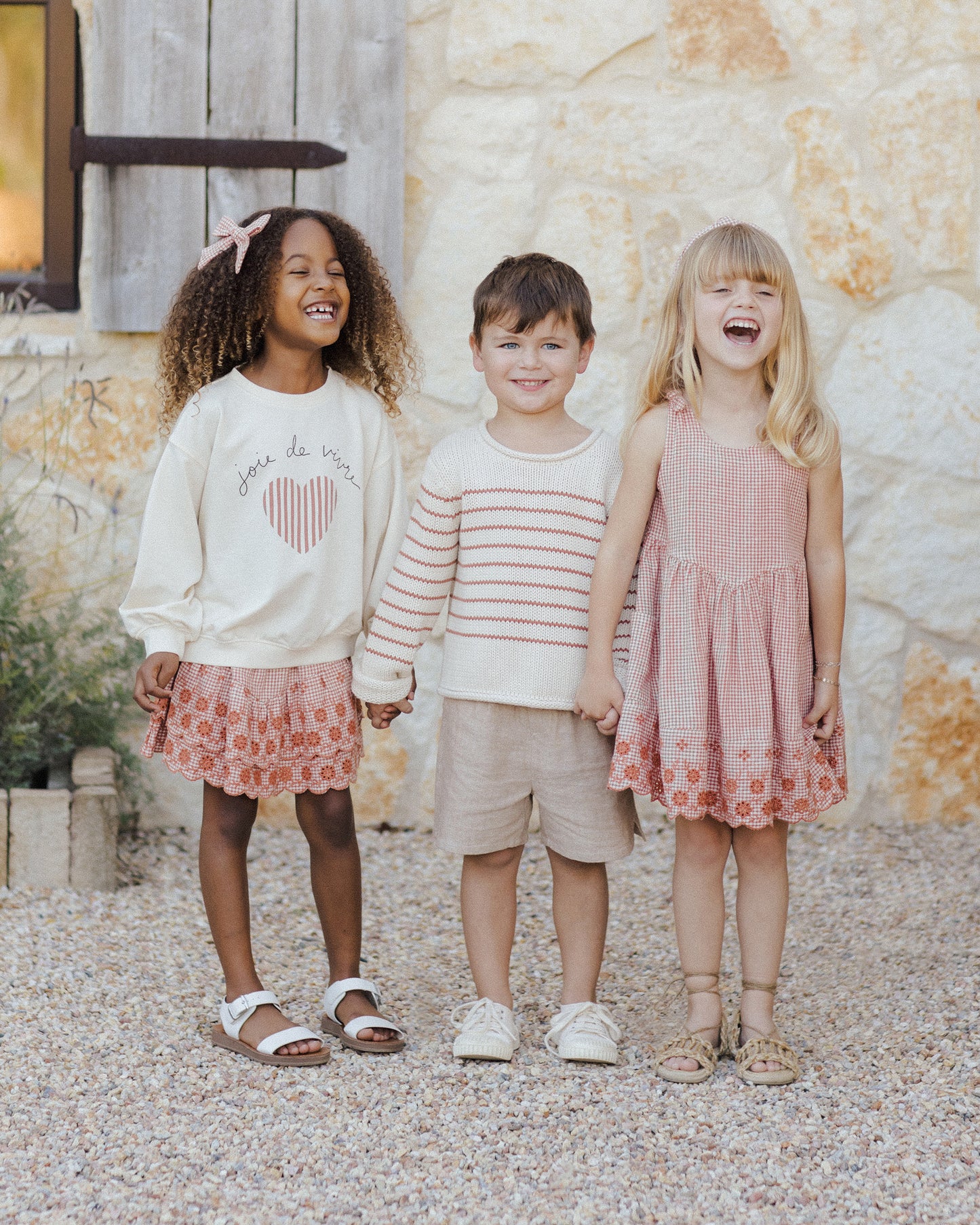 Summer Poppy Gingham Dress