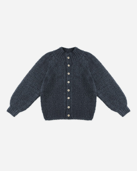 Navy Tulip Cardigan