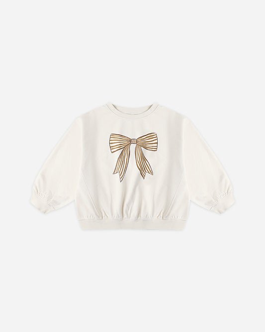 Oversized Bow Sweatshirt