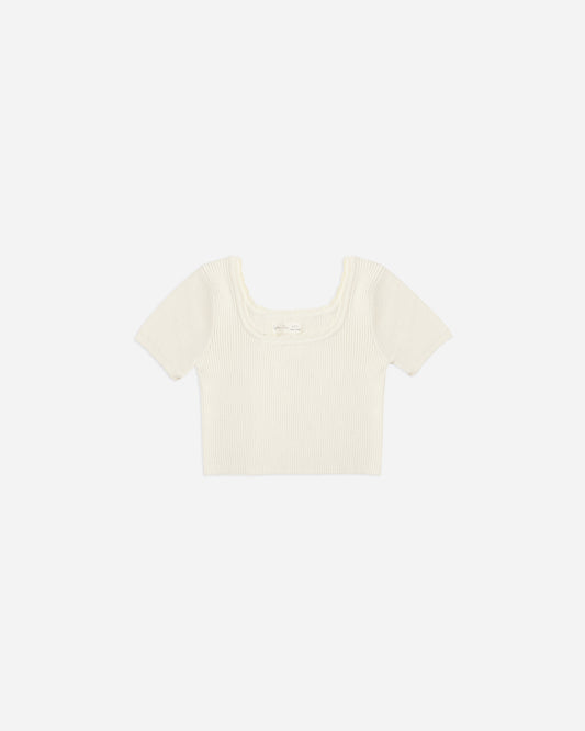 Natural Scallop Tee