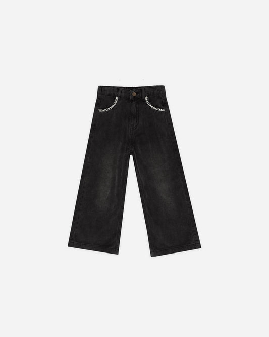 Black Straight Leg Pant