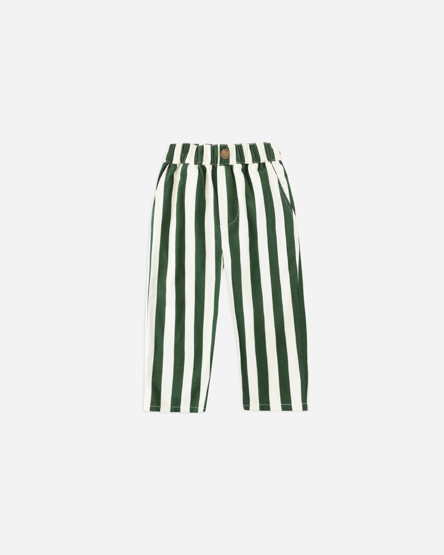 Green Stripe Baggy Pant
