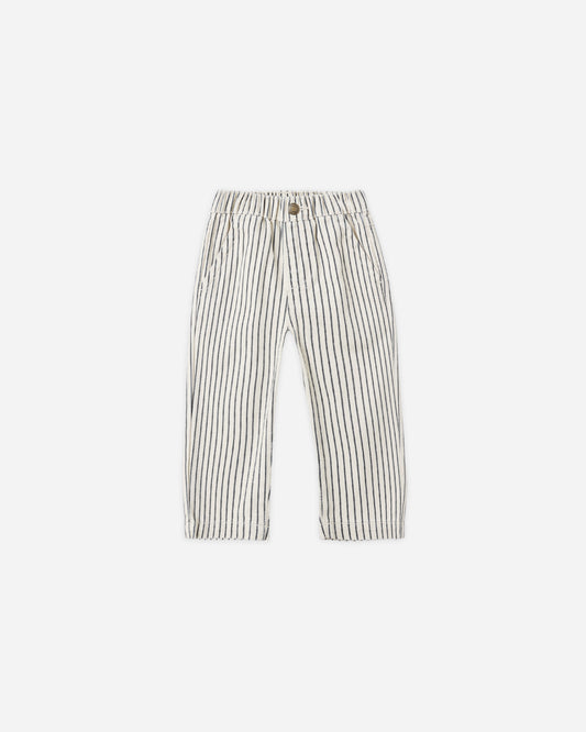Baggy Navy Pinstripe Pants