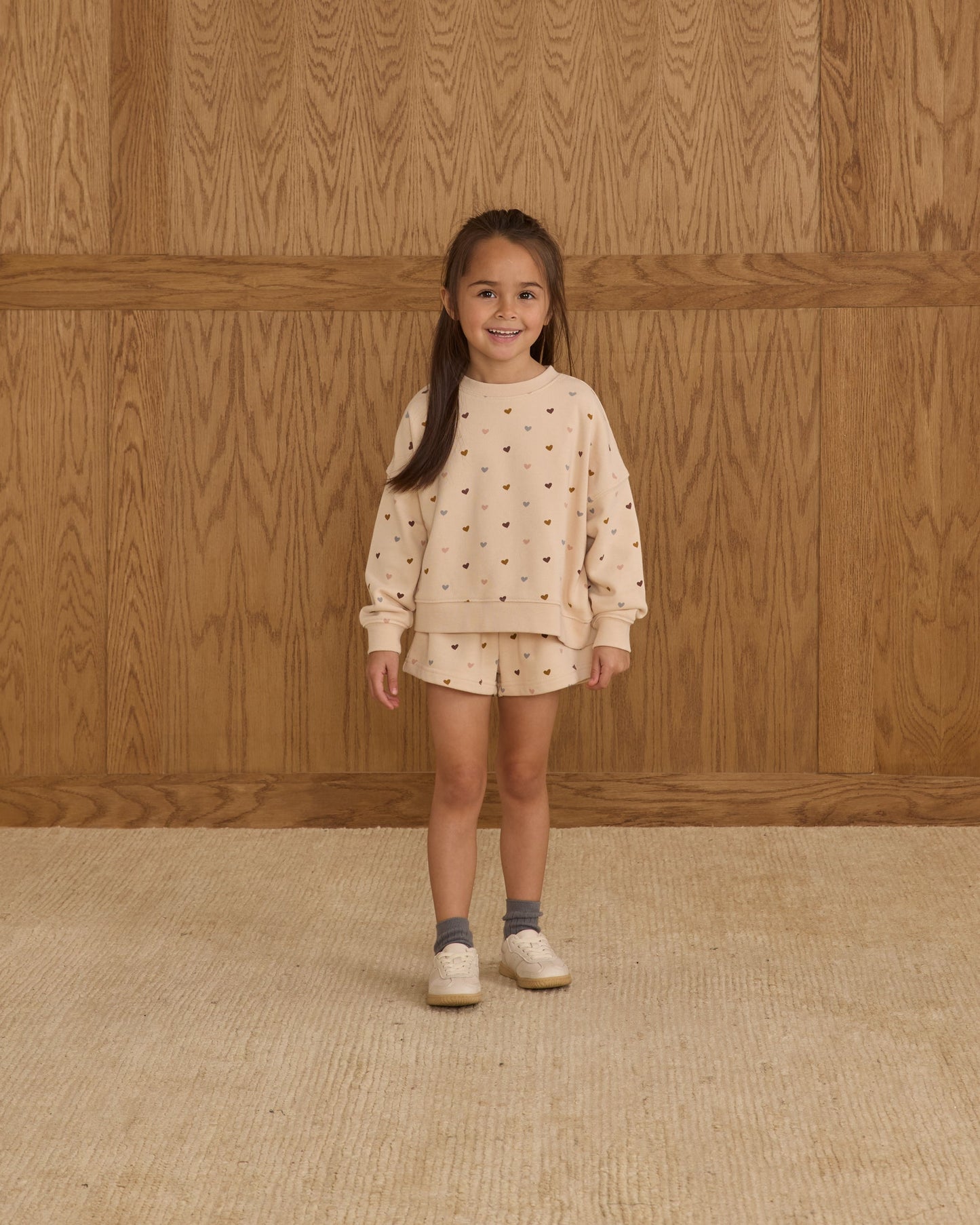 Boxy Hearts Pullover