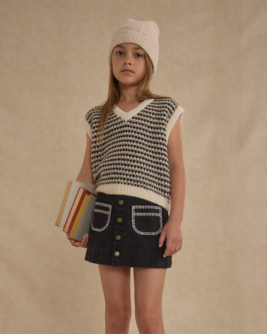 Black Denver Mini Skirt