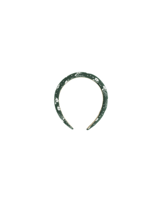 Green Ditsy Padded Headband