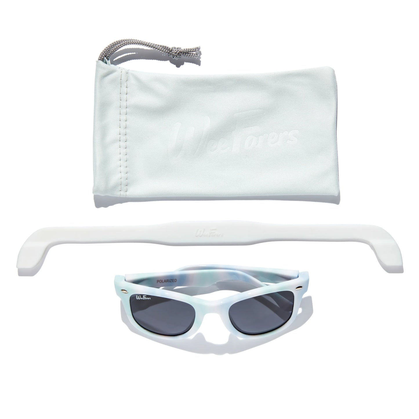 Tie Dye Blue-Green Polarized Sunglasses