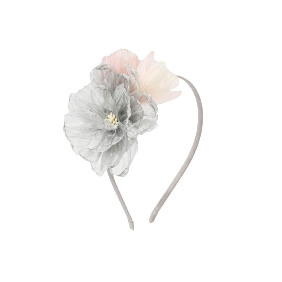 Vintage Flower Sadie Headband in Poppyseed