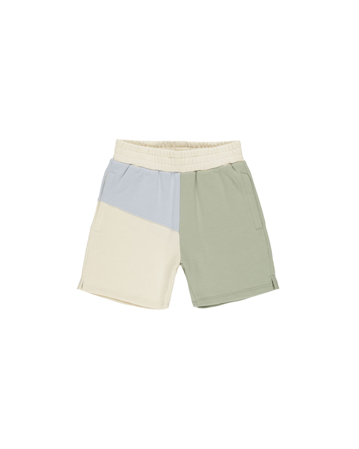 Sage Color Block Shorts